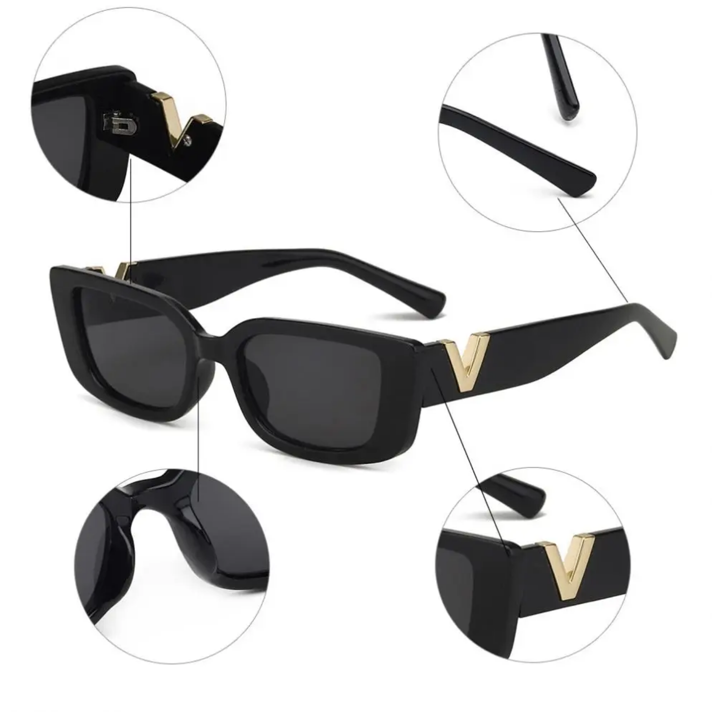 LUNETTES DE SOLEIL RETRO V — vue 4